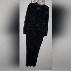 Black Leopard Print Jumpsuit